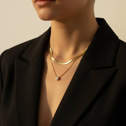 Solira layered necklace